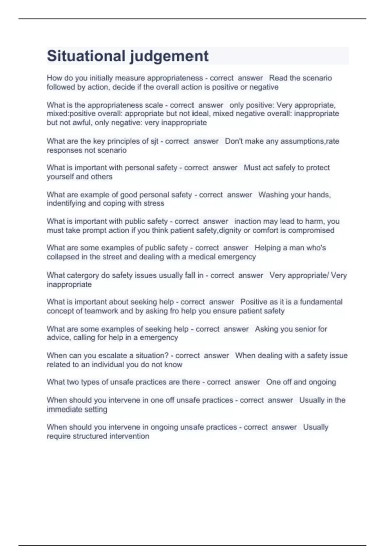 afoqt situational judgment