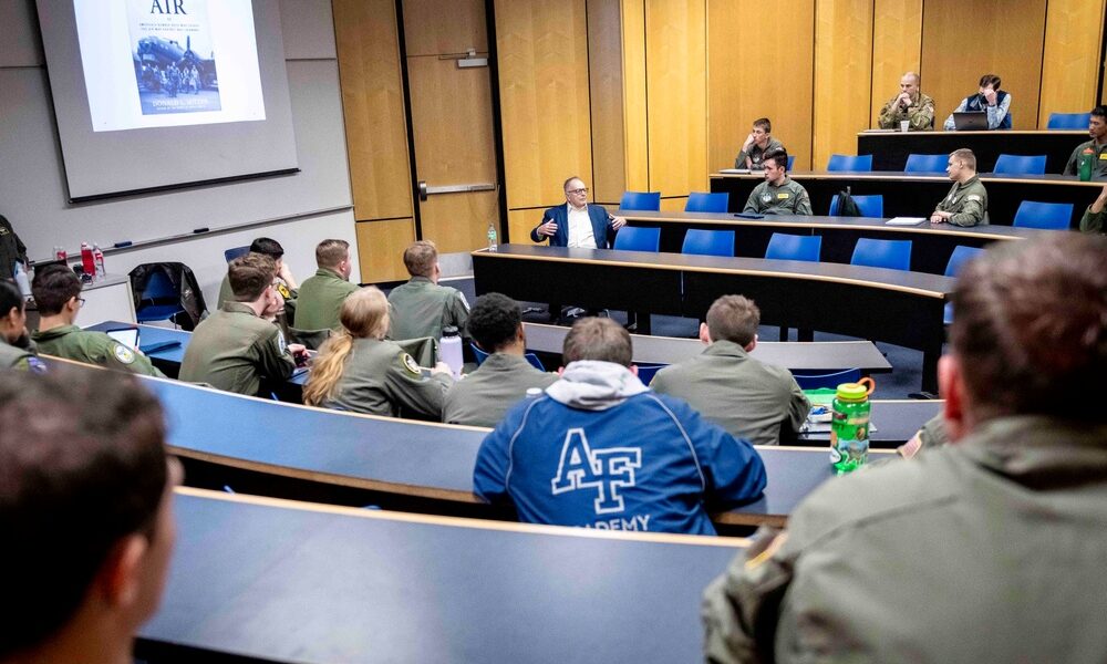 Cadets Attending Lecture