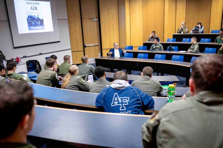 Cadets Attending Lecture