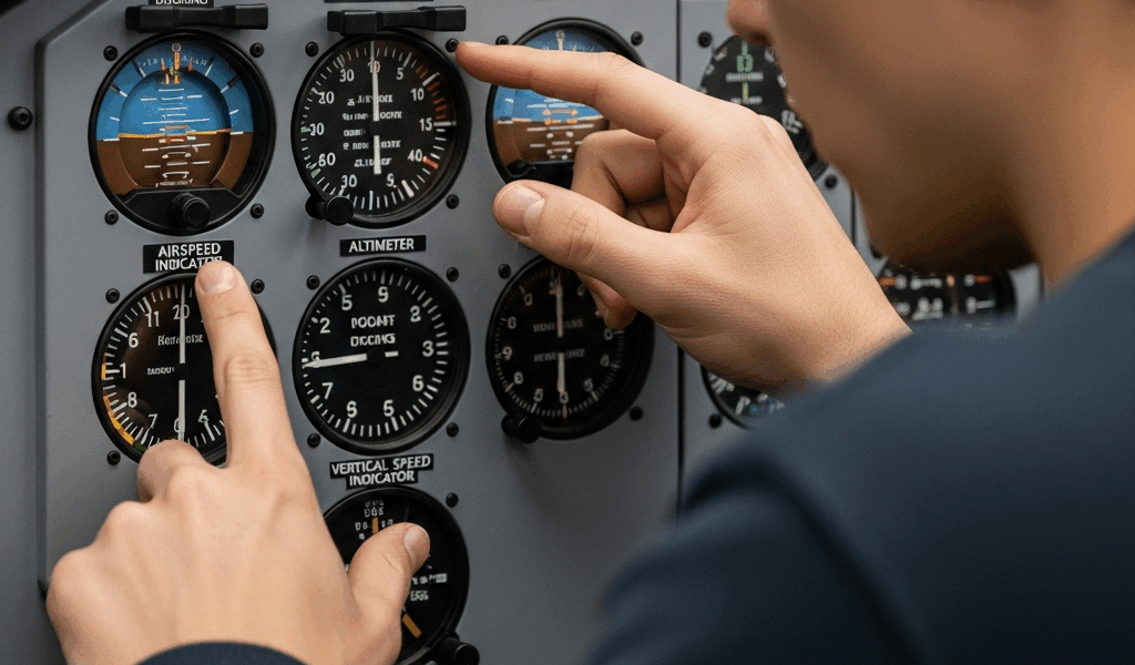 Professional photograph related to: AFOQT Instrument Comprehension — How to Read the Dials Fast. Hig