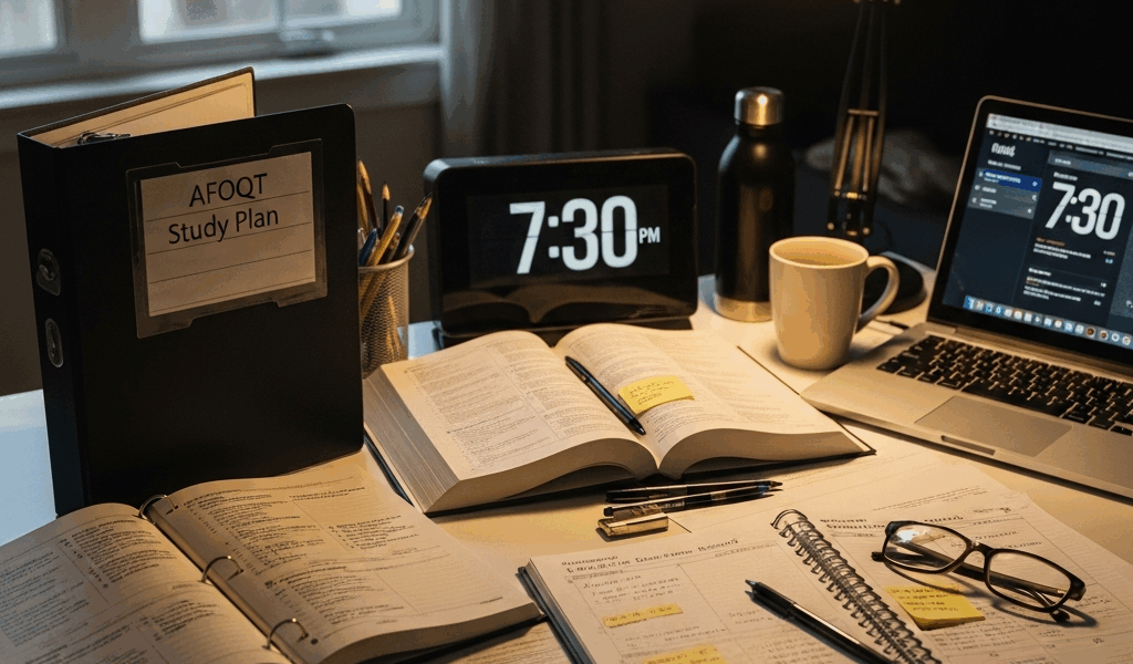 Professional photograph related to: AFOQT Study Schedule — 6-Week Plan for First-Time Test Takers. H