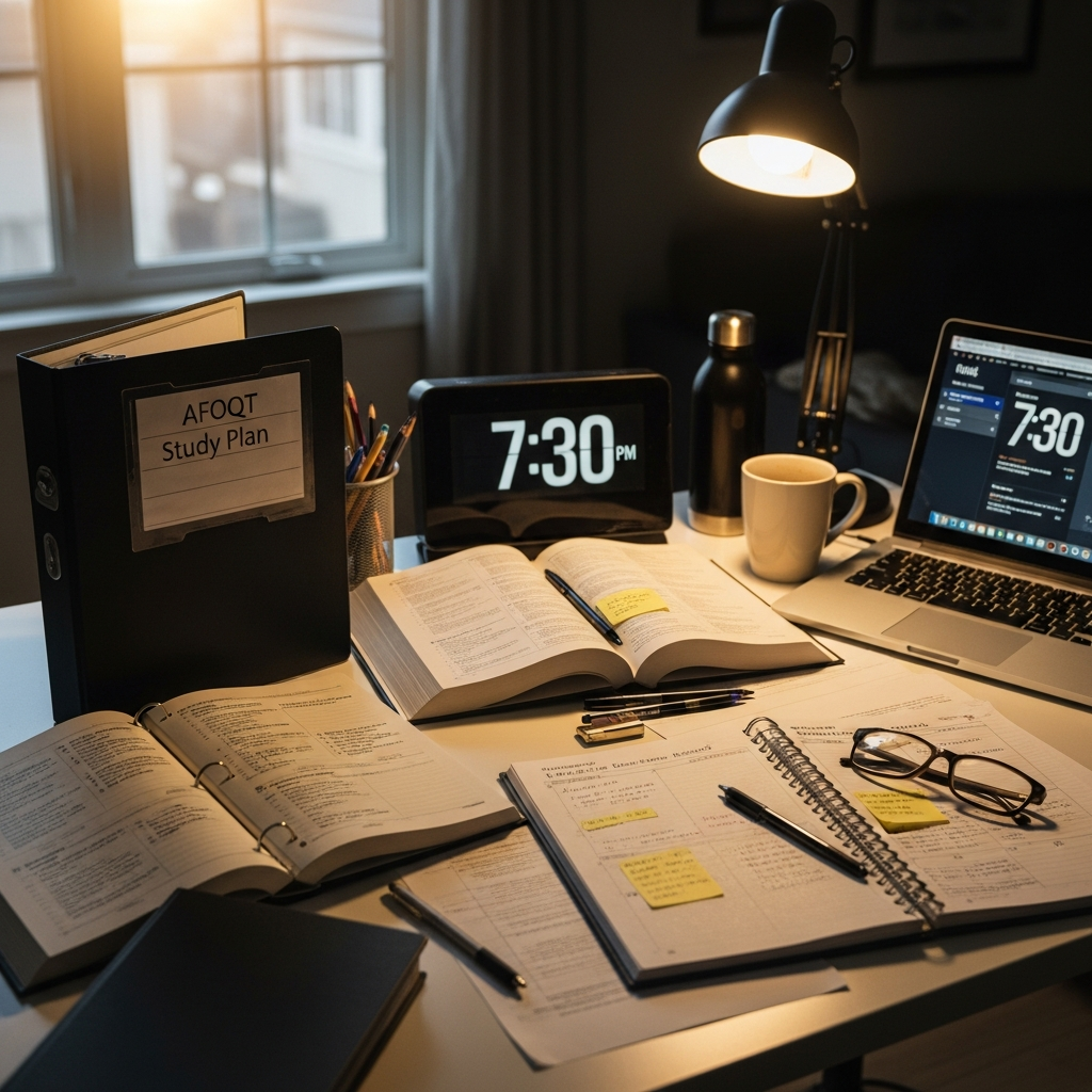 AFOQT Study Schedule — 6-Week Plan for First-Time Test Takers
