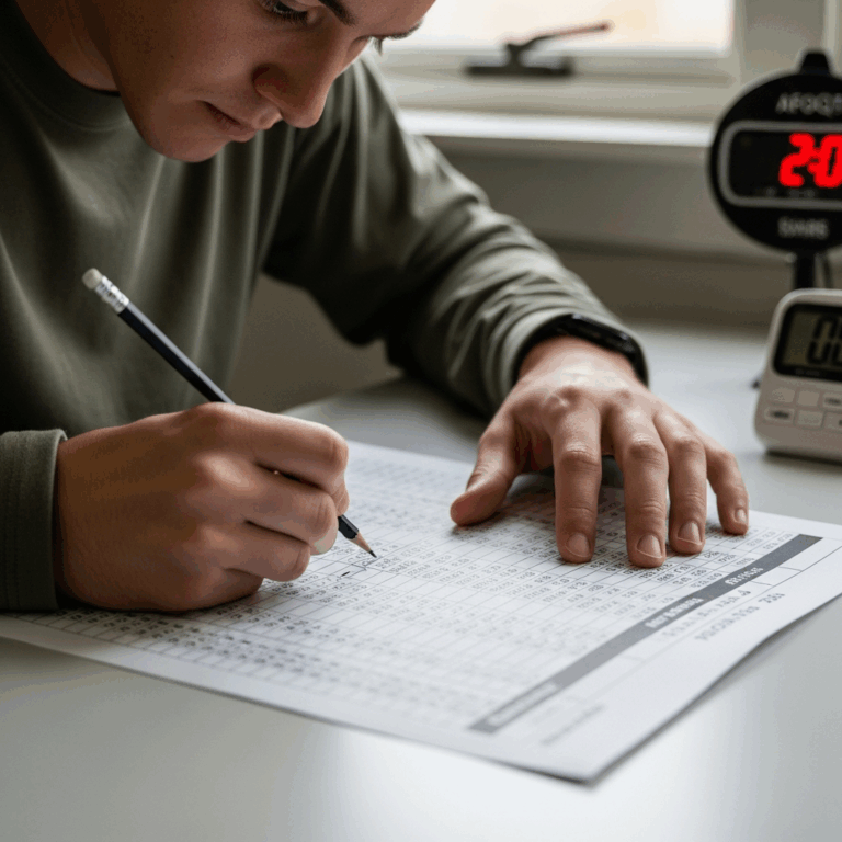 Professional photograph related to: AFOQT Table Reading — How to Hit 40 Questions in 7 Minutes. High