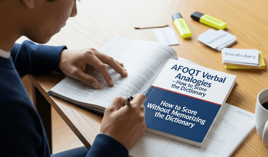 Professional photograph related to: AFOQT Verbal Analogies — How to Score High Without Memorizing th