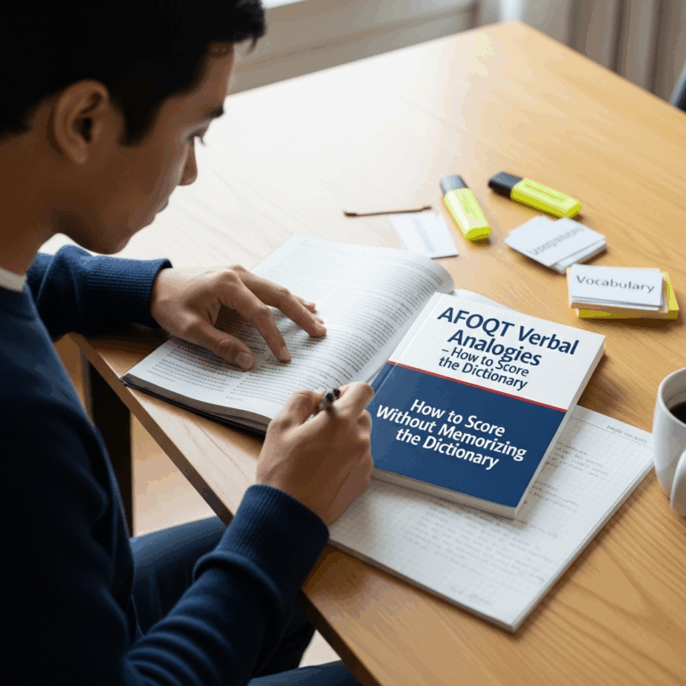 Professional photograph related to: AFOQT Verbal Analogies — How to Score High Without Memorizing th